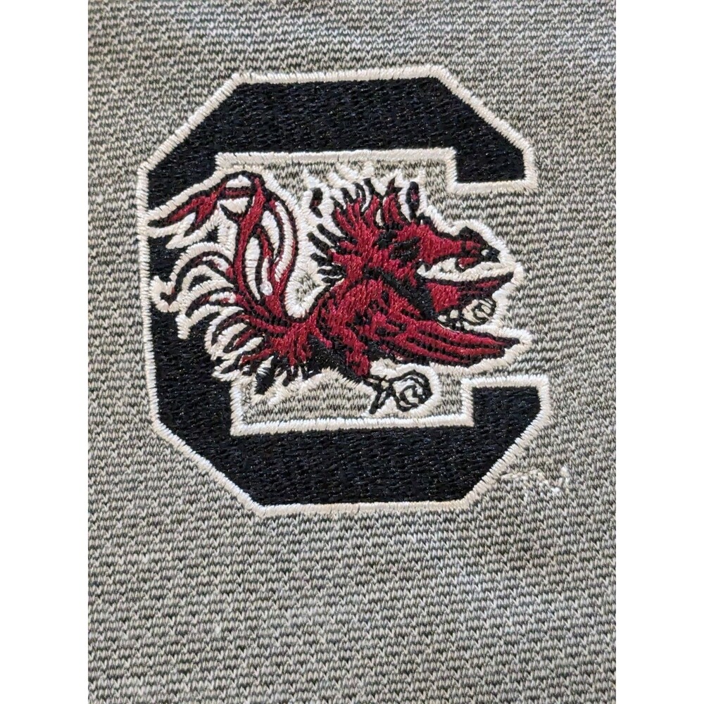 Champion Men's USC Gamecocks Grey Collared Shirt - Picture 8 of 9